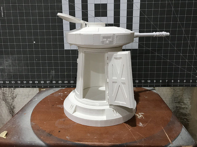 Hoth Rebel Turret 3D print model_2
