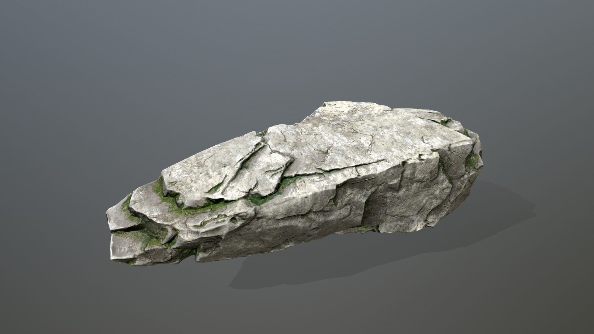 Rock Set Low-poly 3D model_17