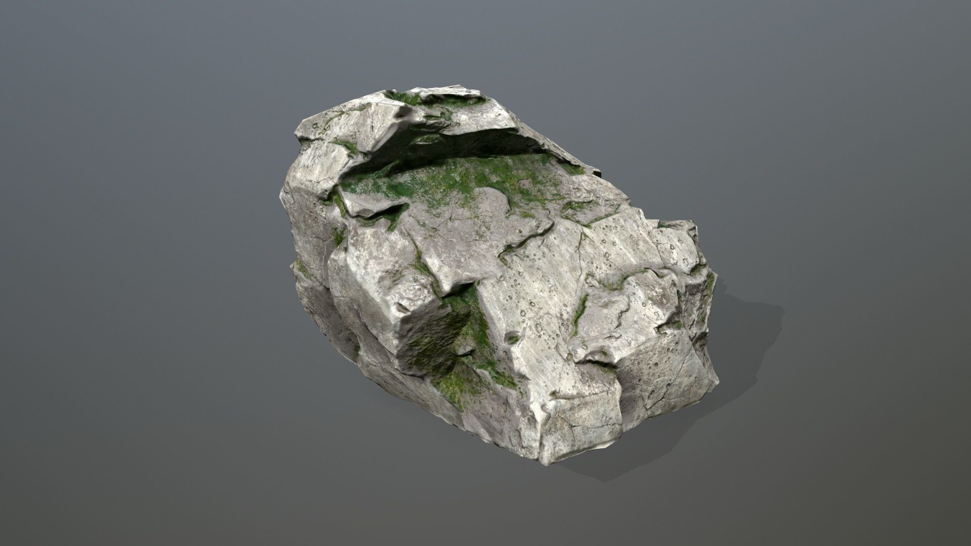 Rock Set Low-poly 3D model_18