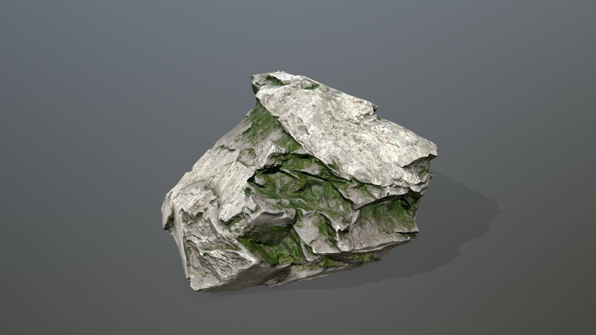 Rock Set Low-poly 3D model_20