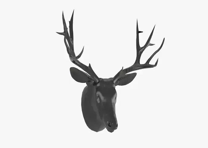 Deer mount decorative