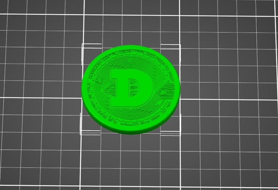 3D printable Dogecoin 3D print model_1