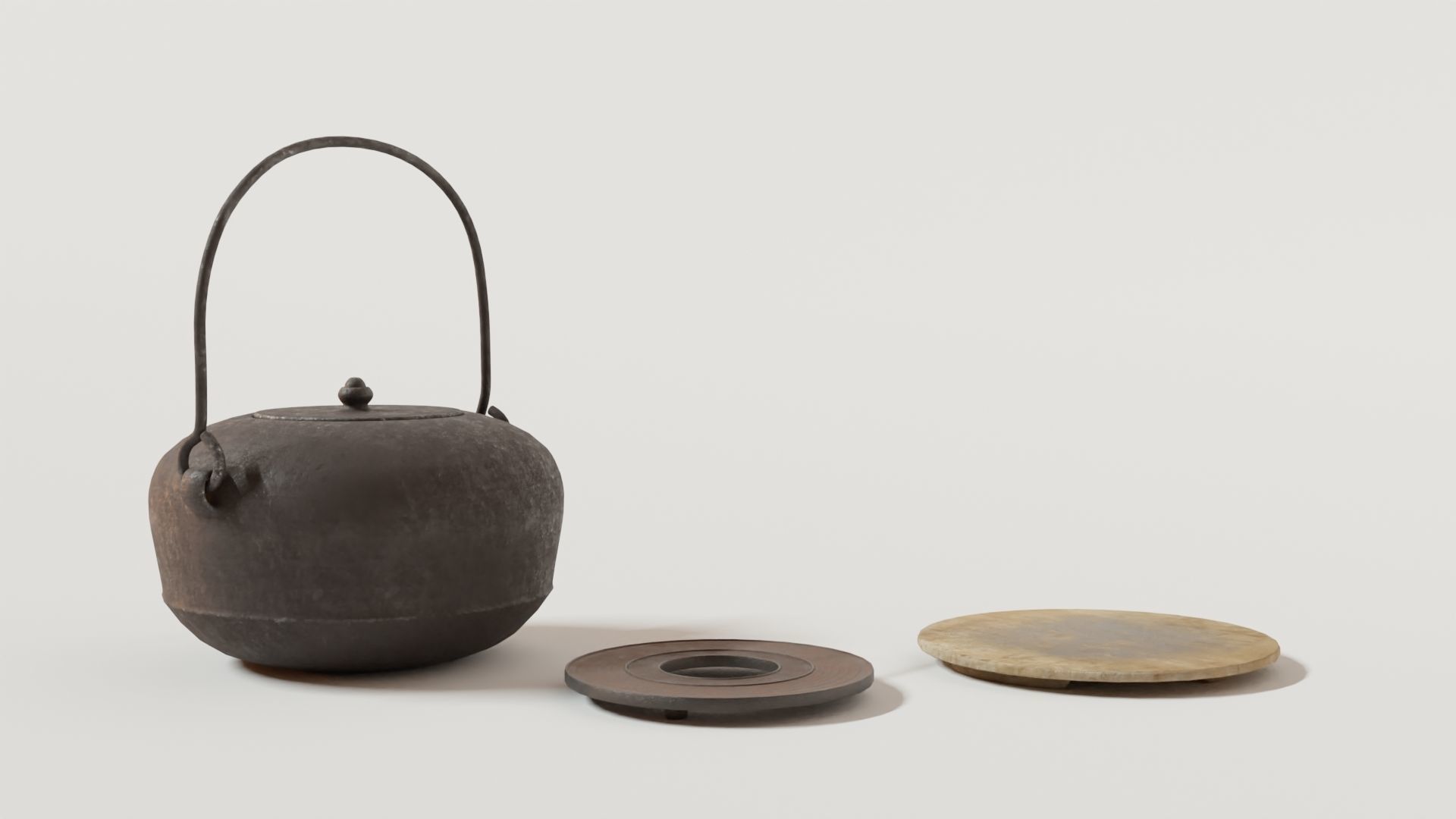 Japanese Kettle 3D model_5