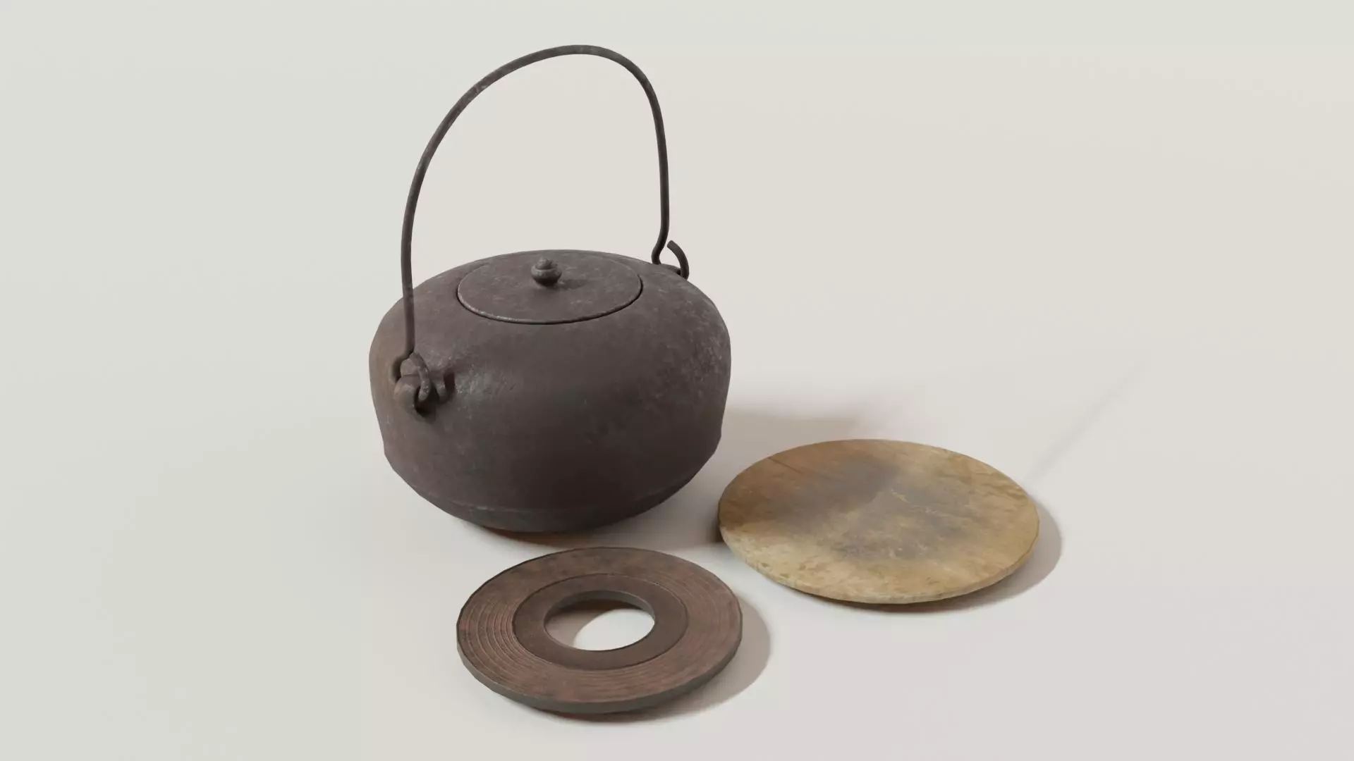 Japanese Kettle 3D model_0