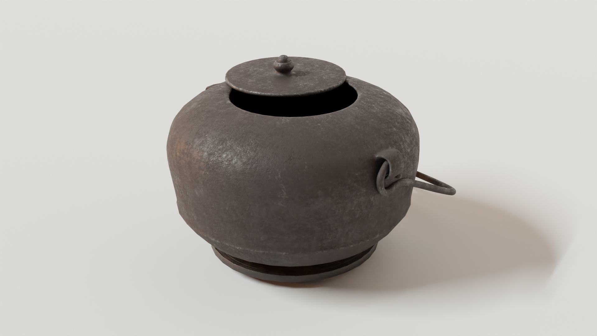 Japanese Kettle 3D model_3