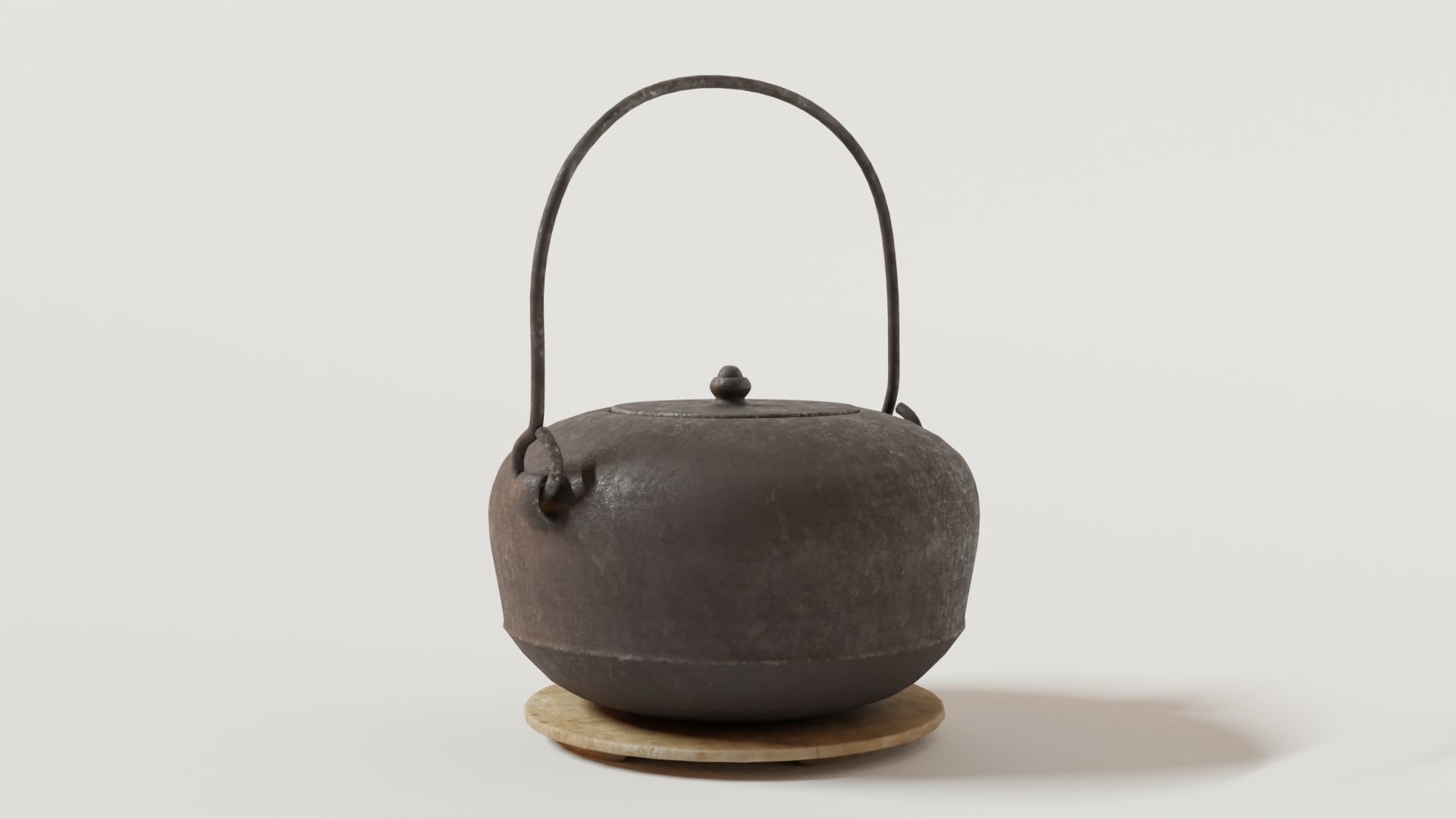 Japanese Kettle 3D model_8
