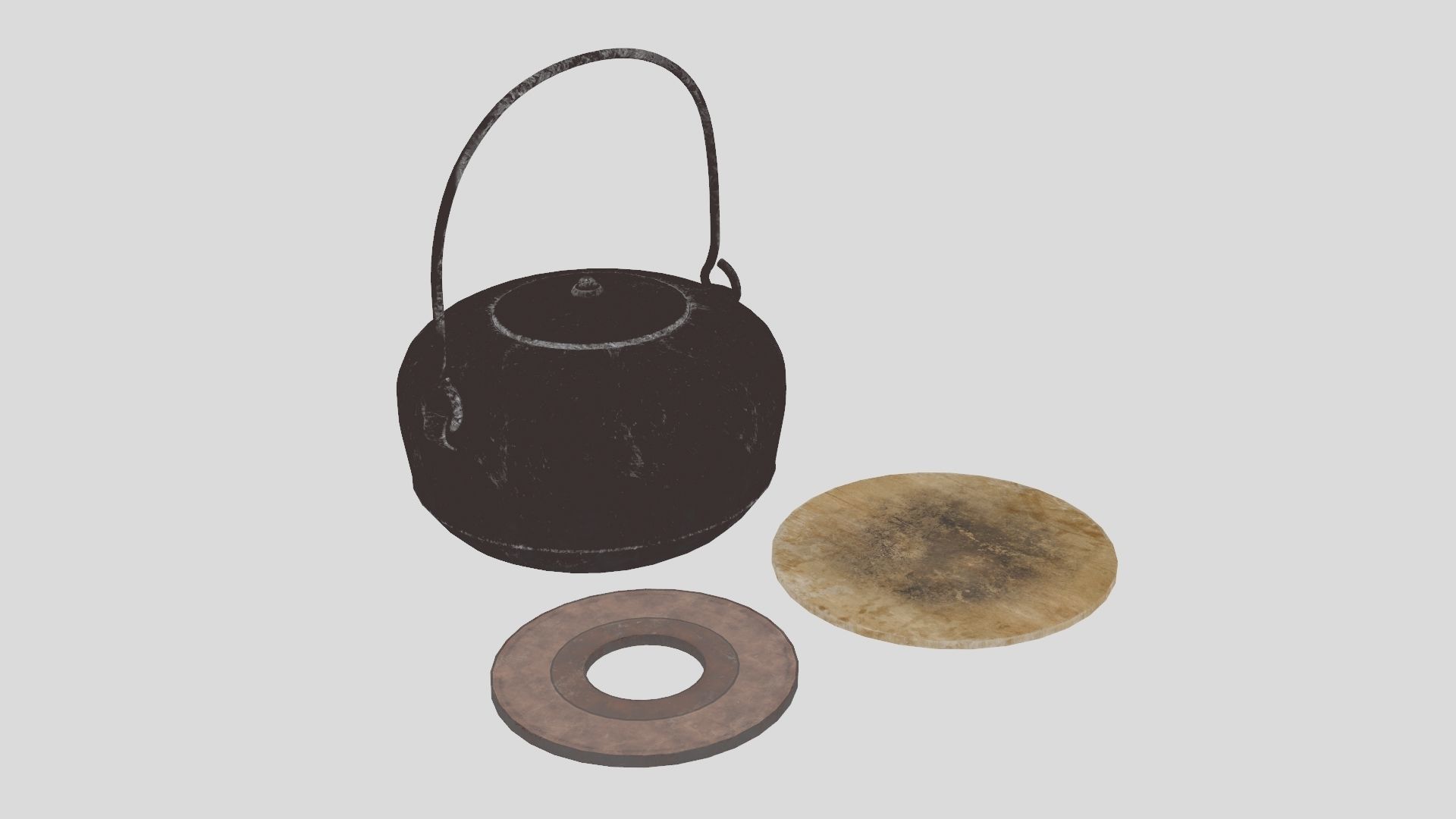 Japanese Kettle 3D model_12