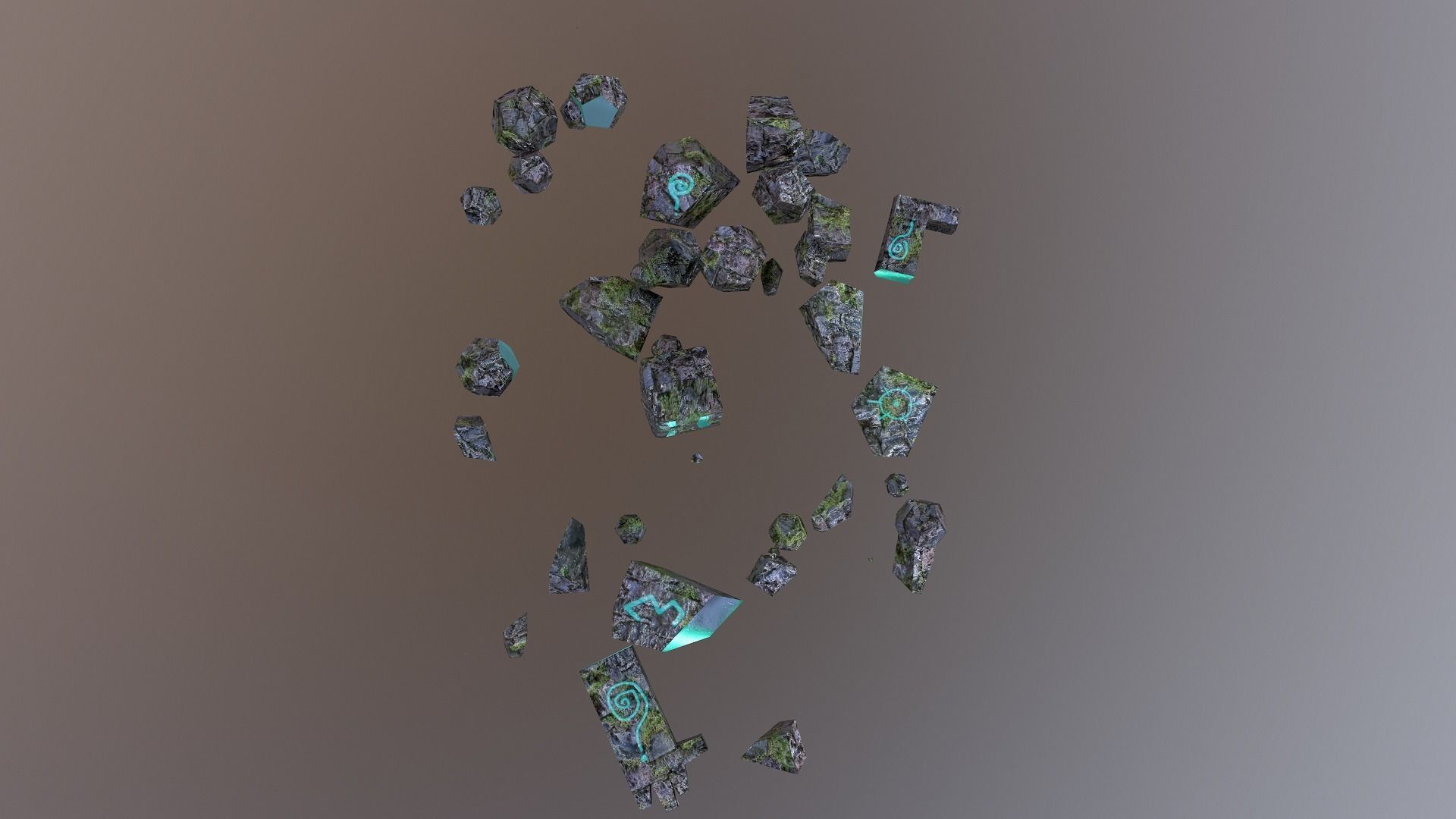 Shattered Golem  Free low-poly 3D model_6