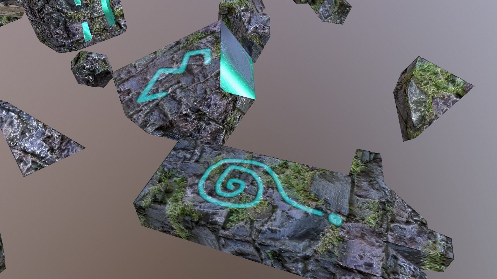 Shattered Golem  Free low-poly 3D model_4