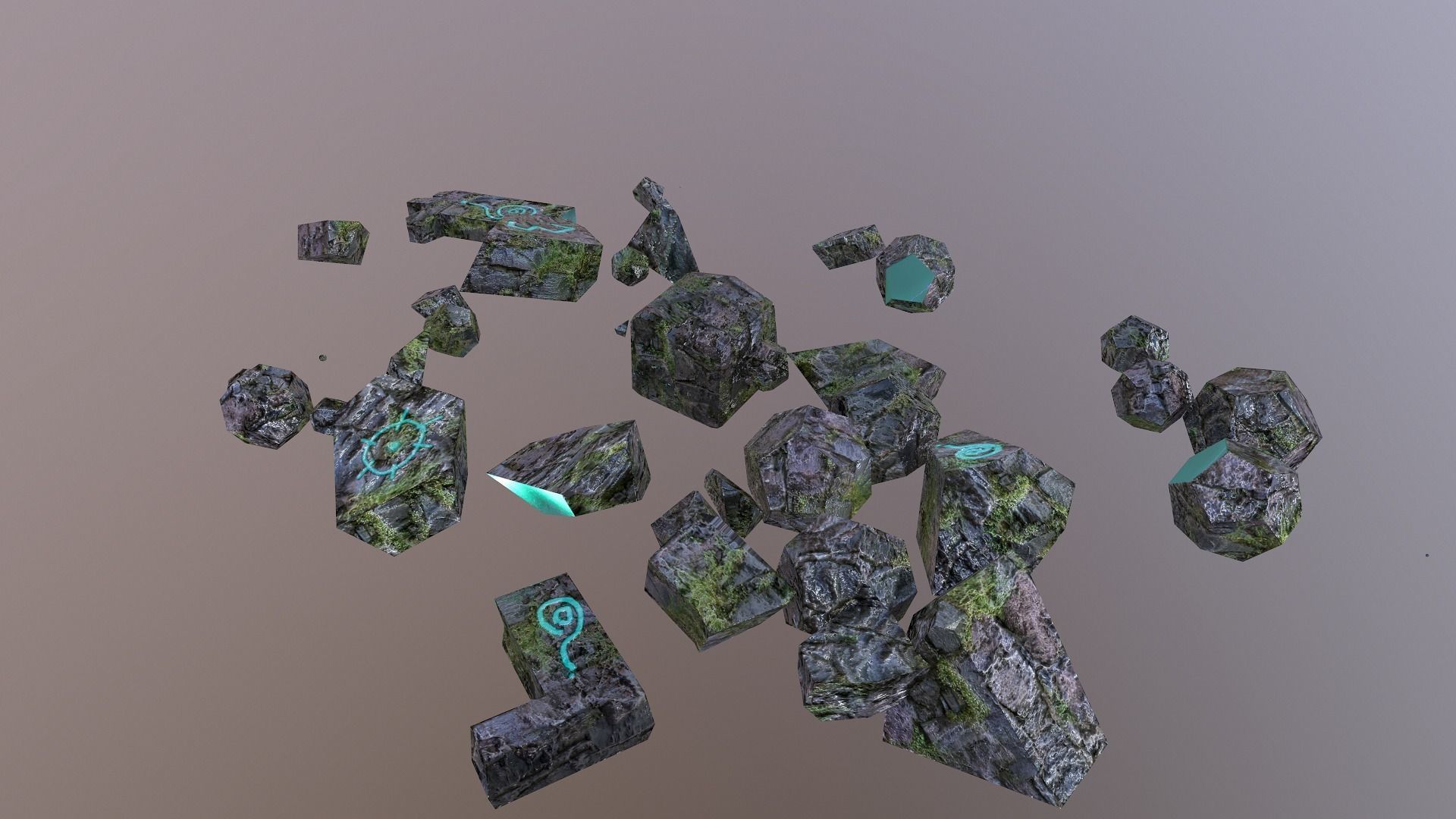 Shattered Golem  Free low-poly 3D model_2