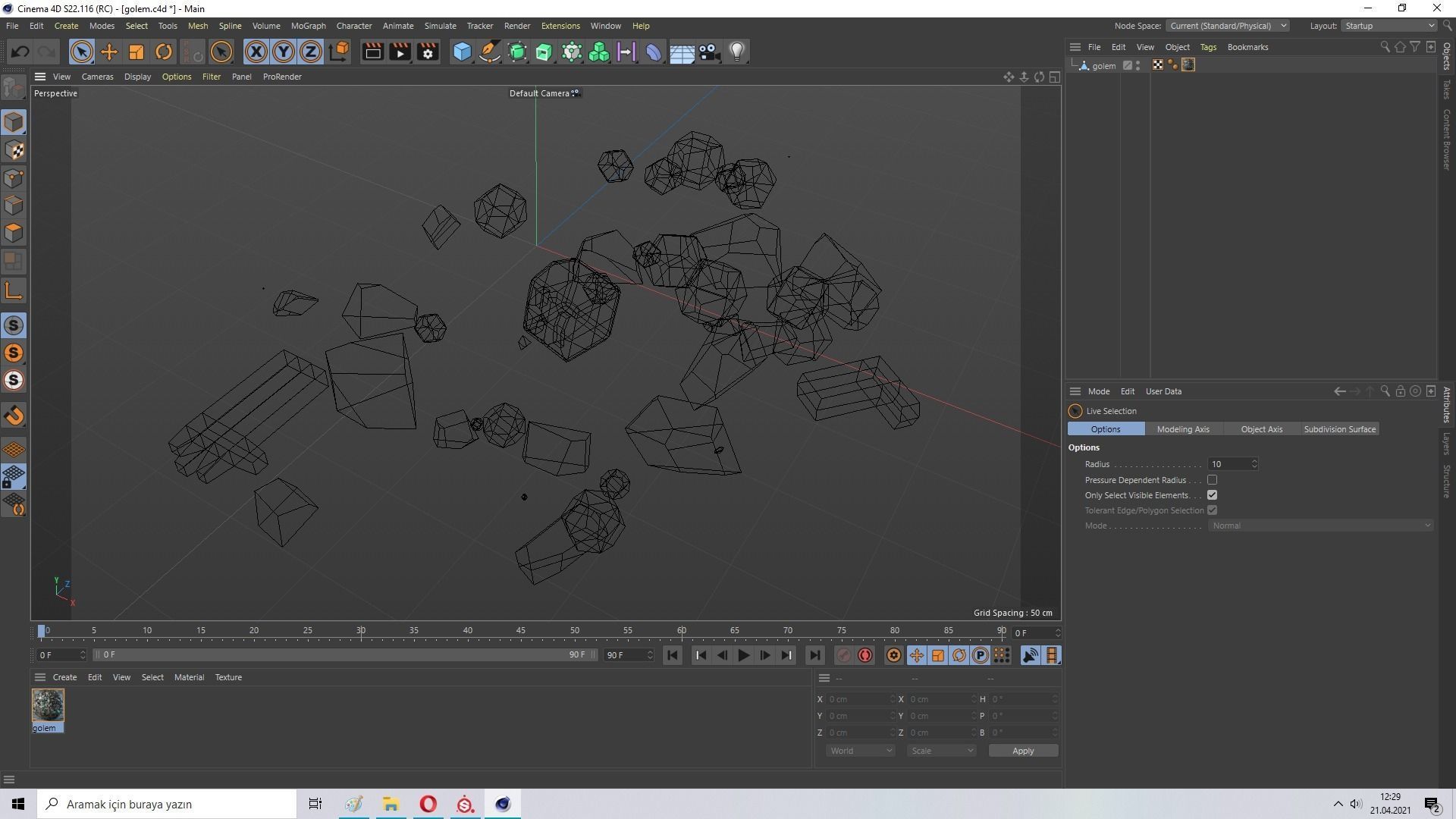Shattered Golem  Free low-poly 3D model_8