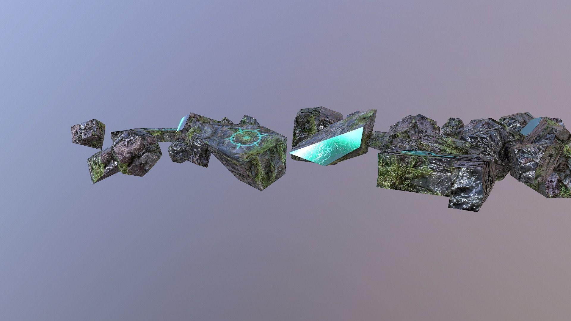 Shattered Golem  Free low-poly 3D model_7