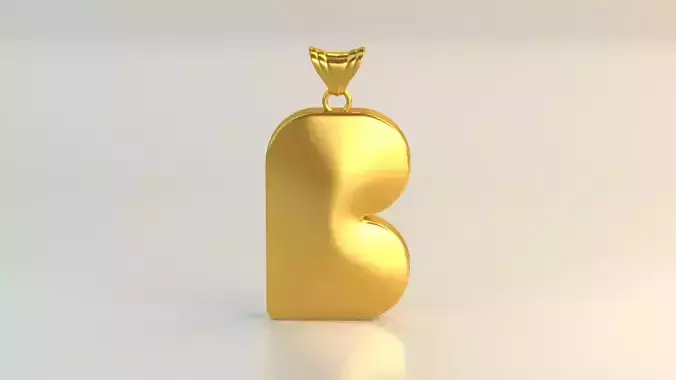 Pendant Letter B