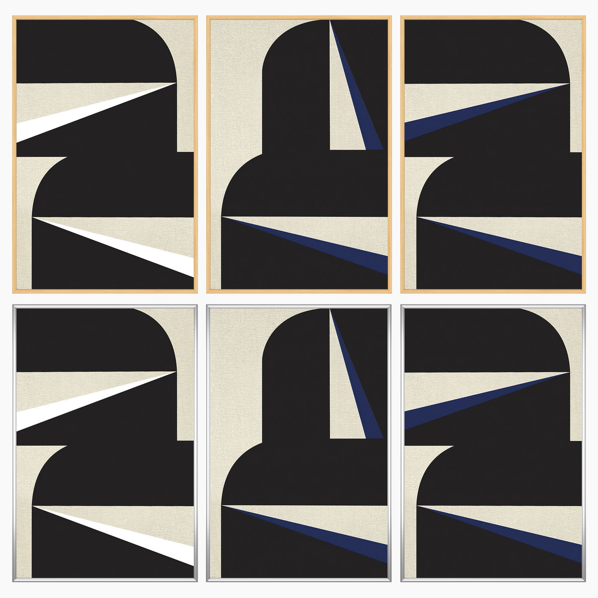 Wall Art Set 3392 3D model_2