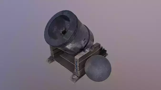 Mortar metal cannon