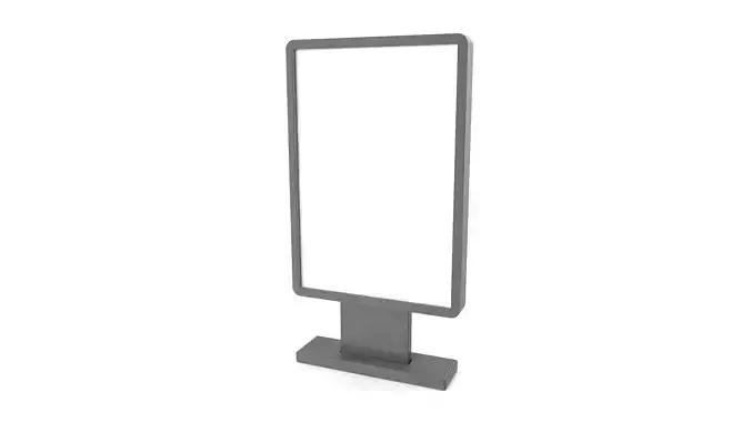 Advertising stand display Billboard 20 3D model