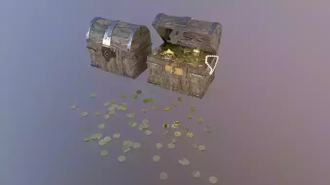 Treasure Chest  Free 3D model