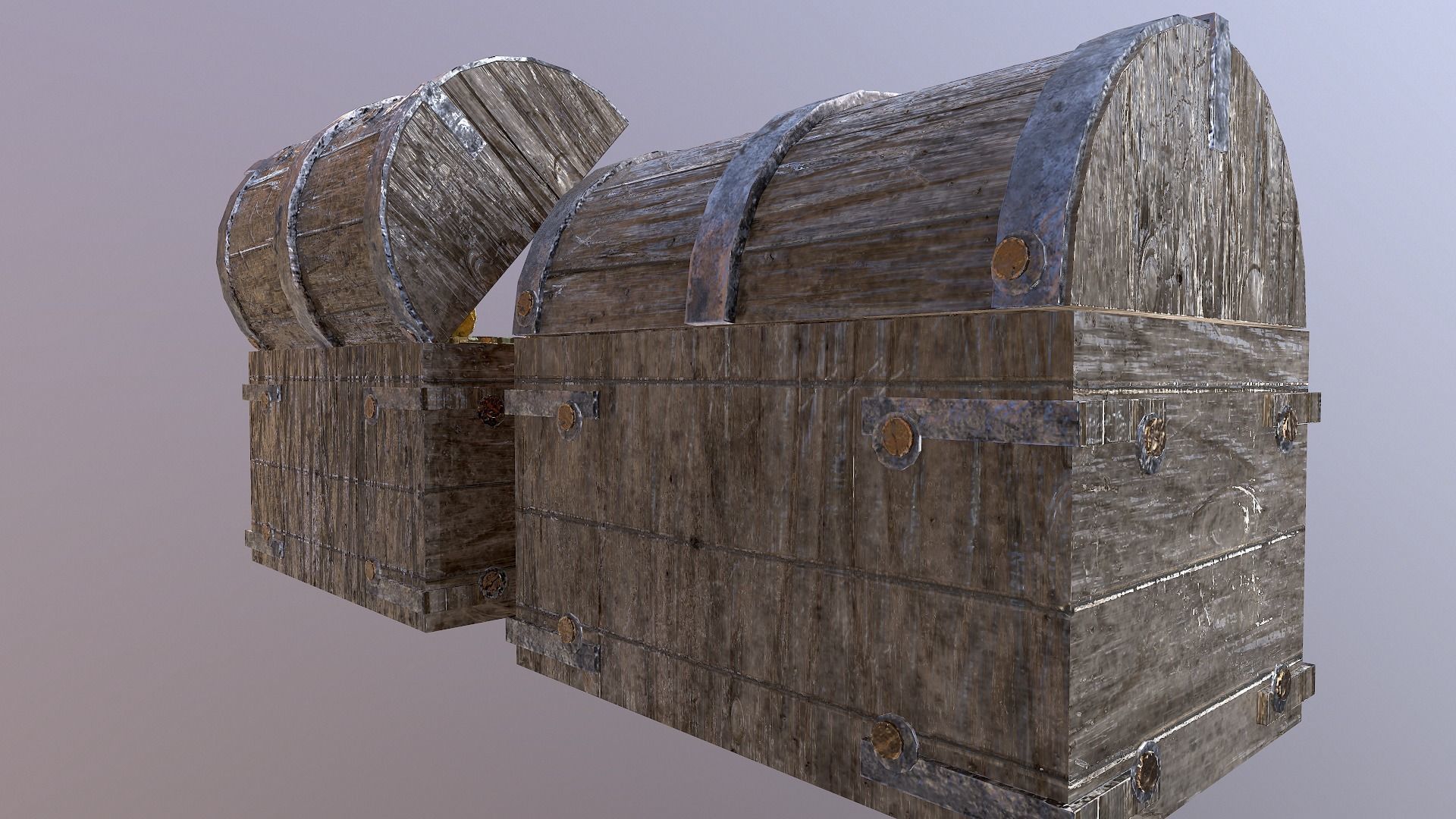 Treasure Chest Free 3D model_4