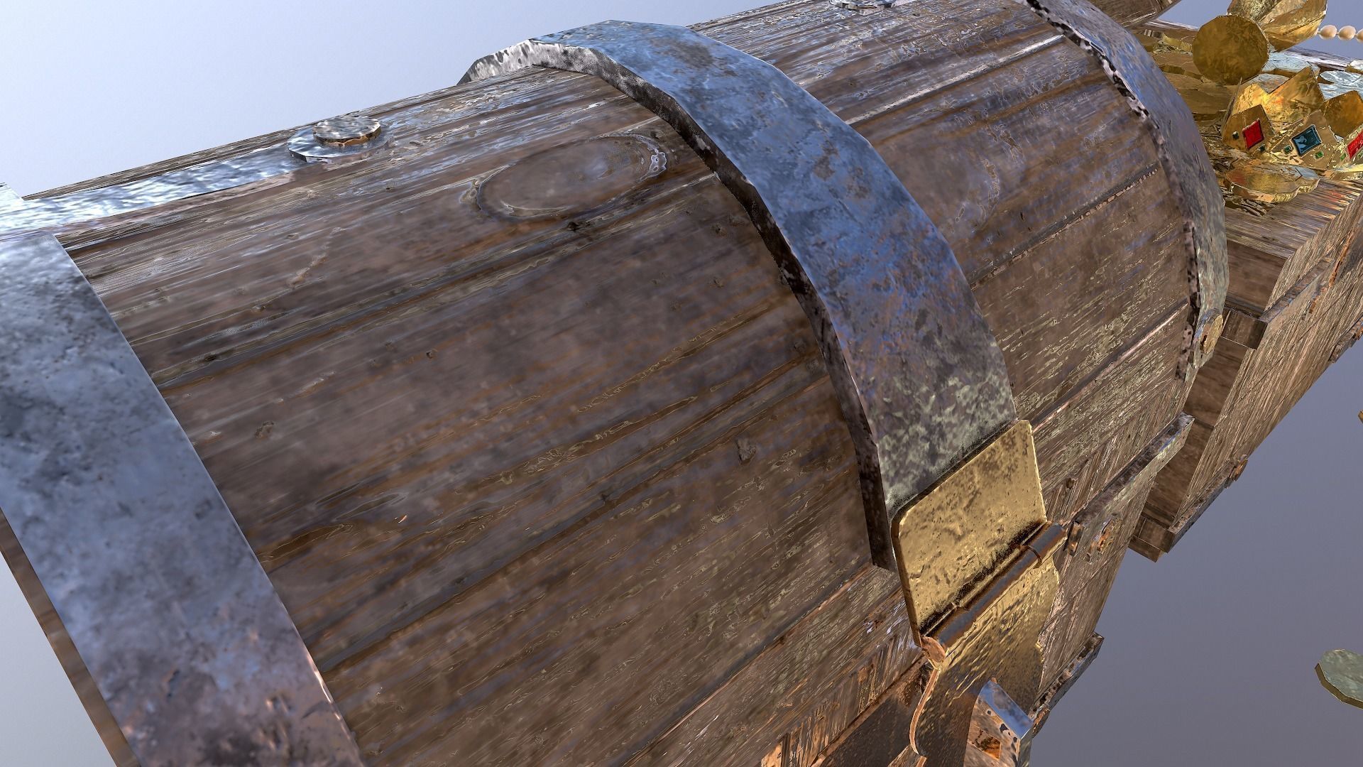 Treasure Chest Free 3D model_3