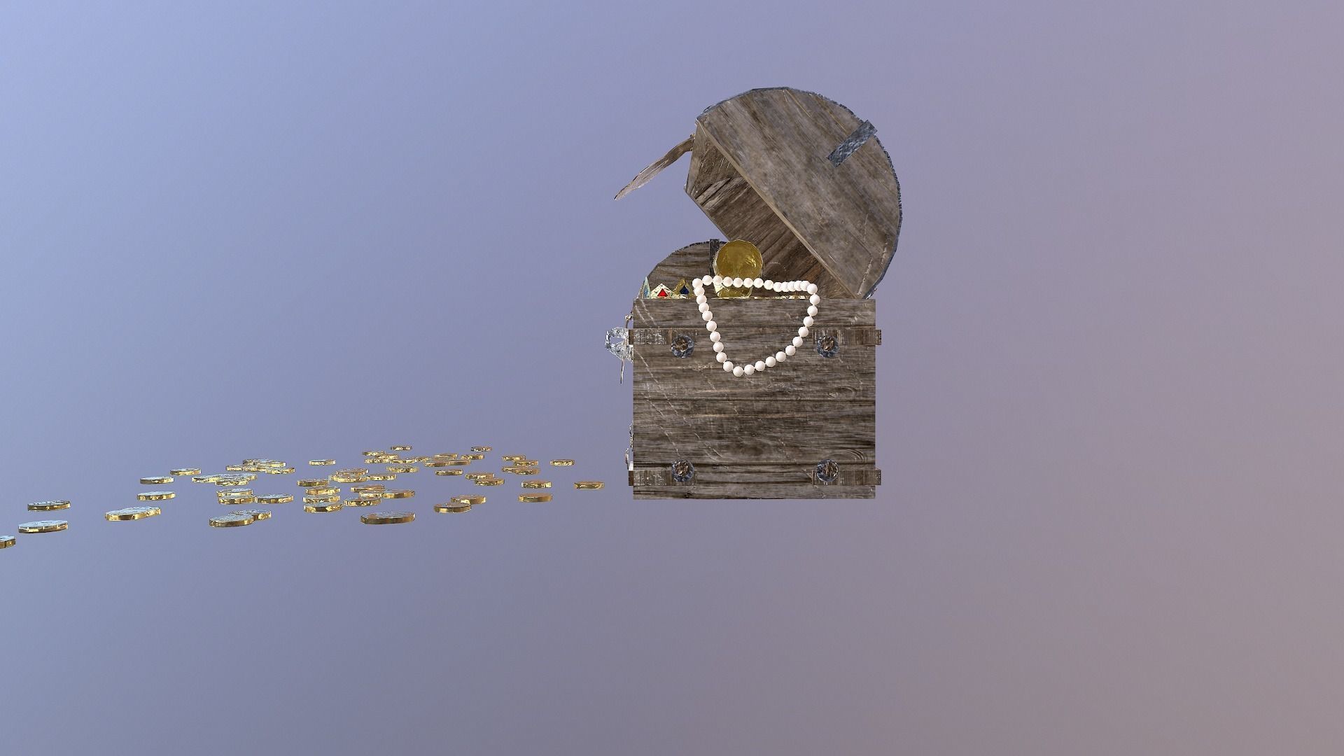 Treasure Chest Free 3D model_6
