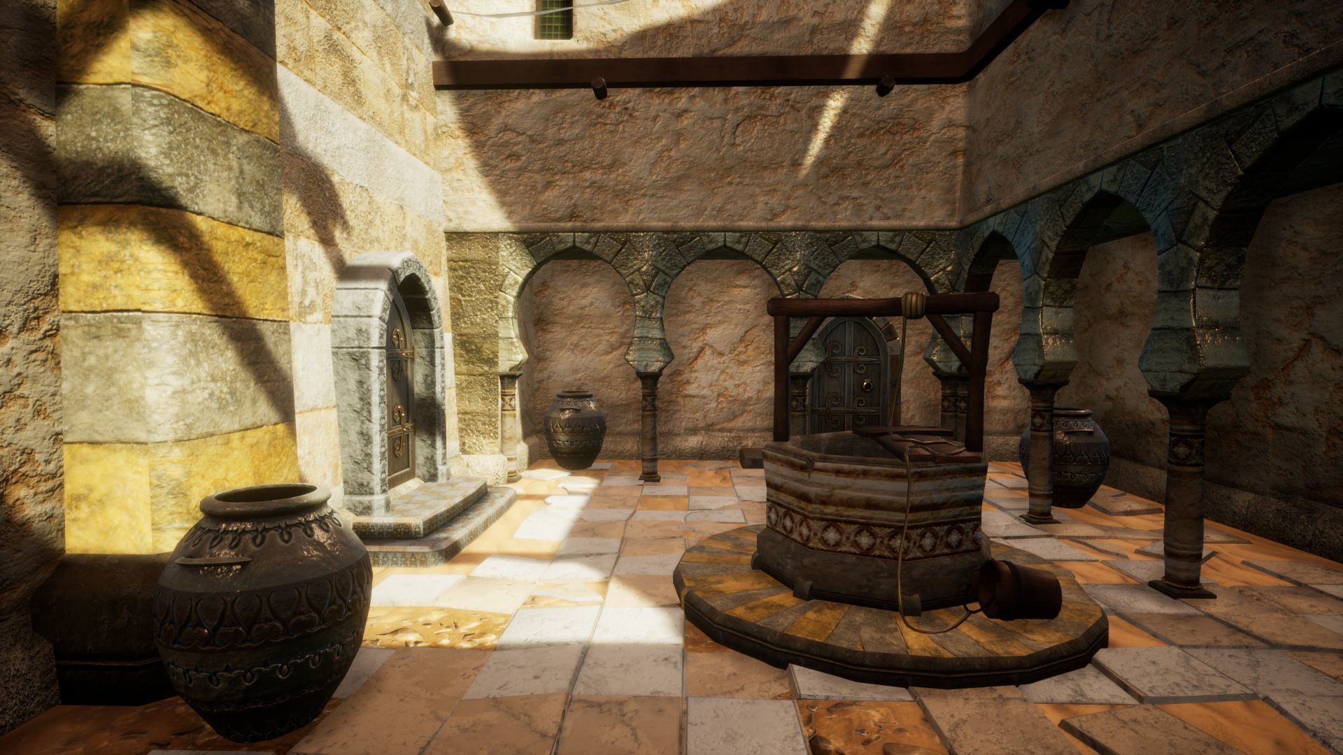Desert Oasis Unreal Engine Low-poly 3D model_14