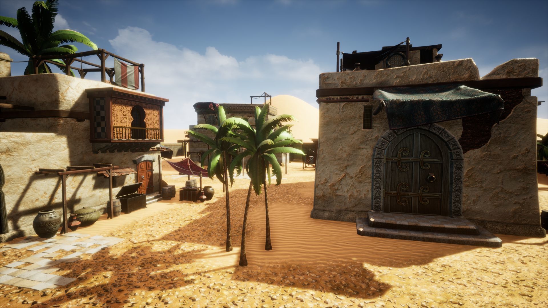 Desert Oasis Unreal Engine Low-poly 3D model_18