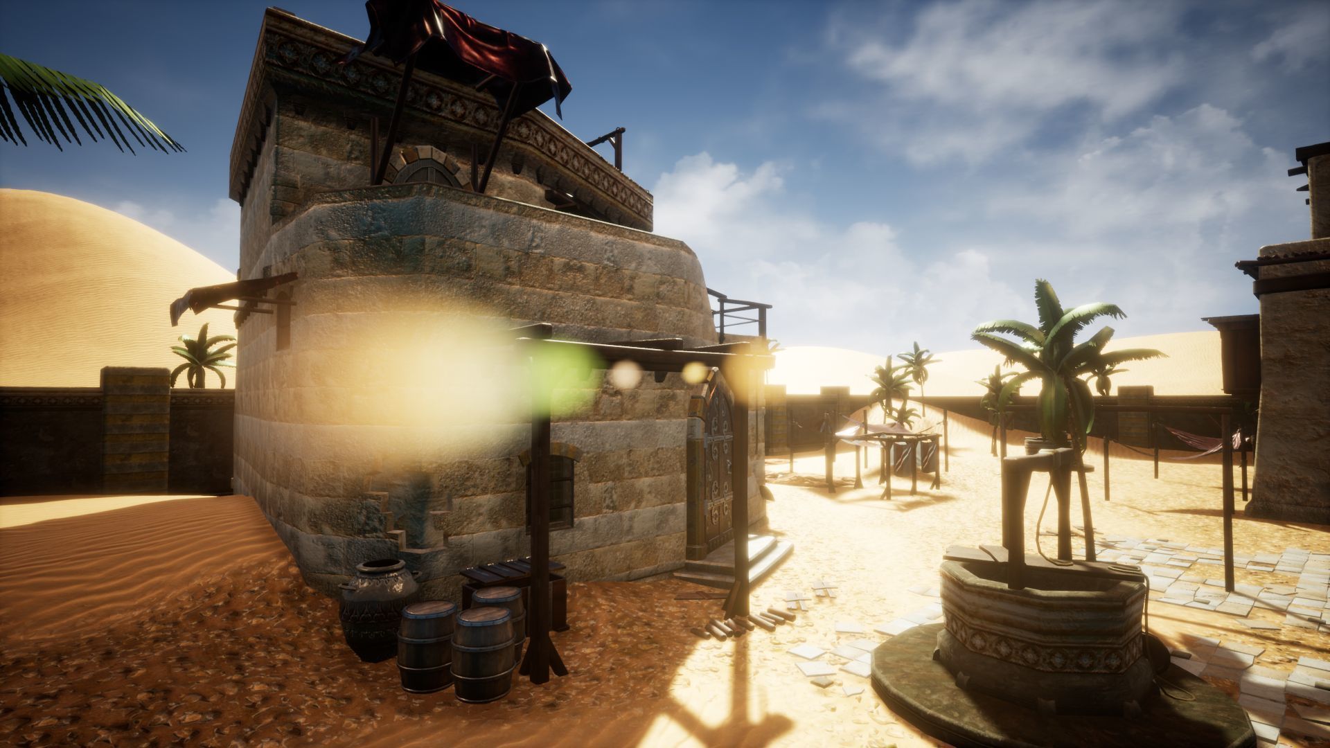 Desert Oasis Unreal Engine Low-poly 3D model_19