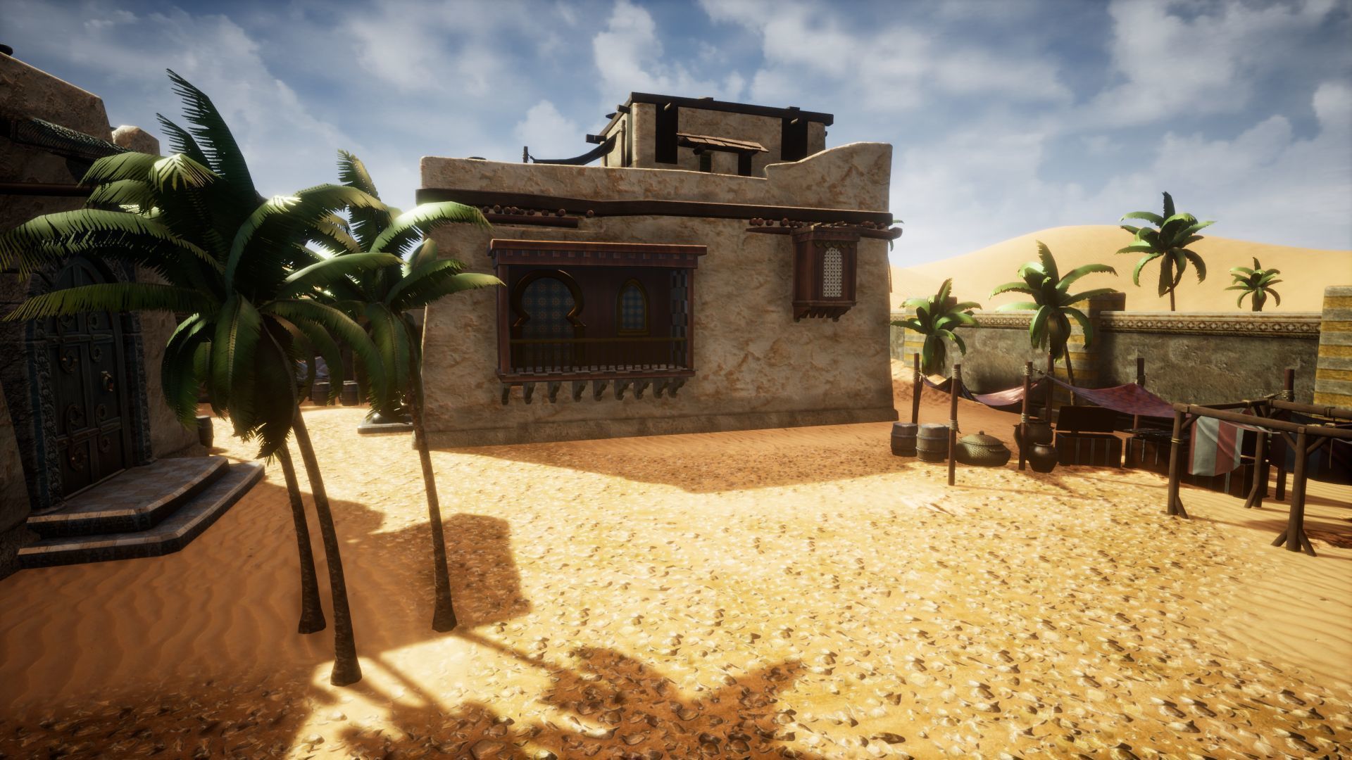 Desert Oasis Unreal Engine Low-poly 3D model_15