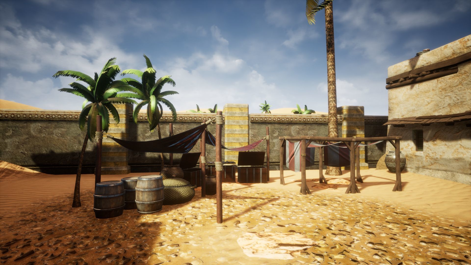 Desert Oasis Unreal Engine Low-poly 3D model_16