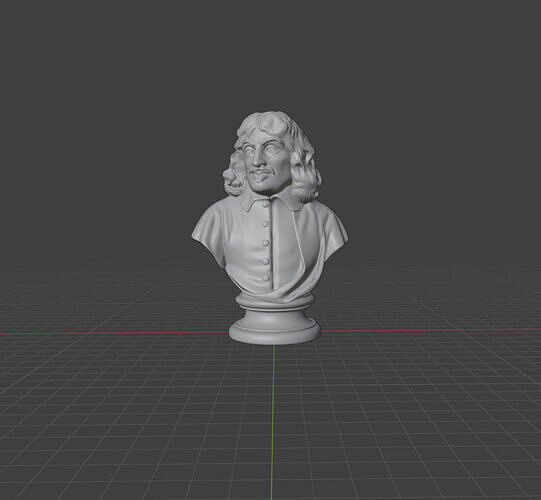 Rene Descartes 3D print model