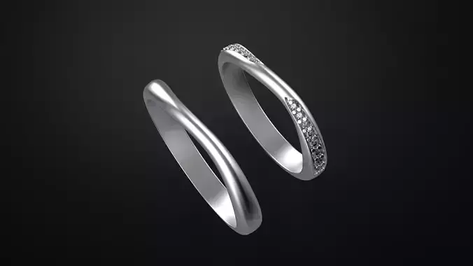 Interesting wedding rings