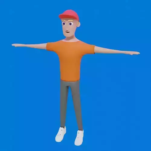 Stylised Cartoon Man