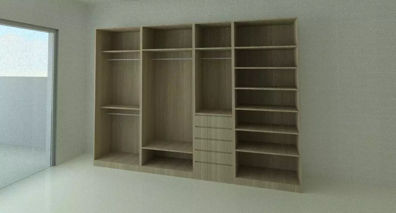 revit closet collection 3D model_0