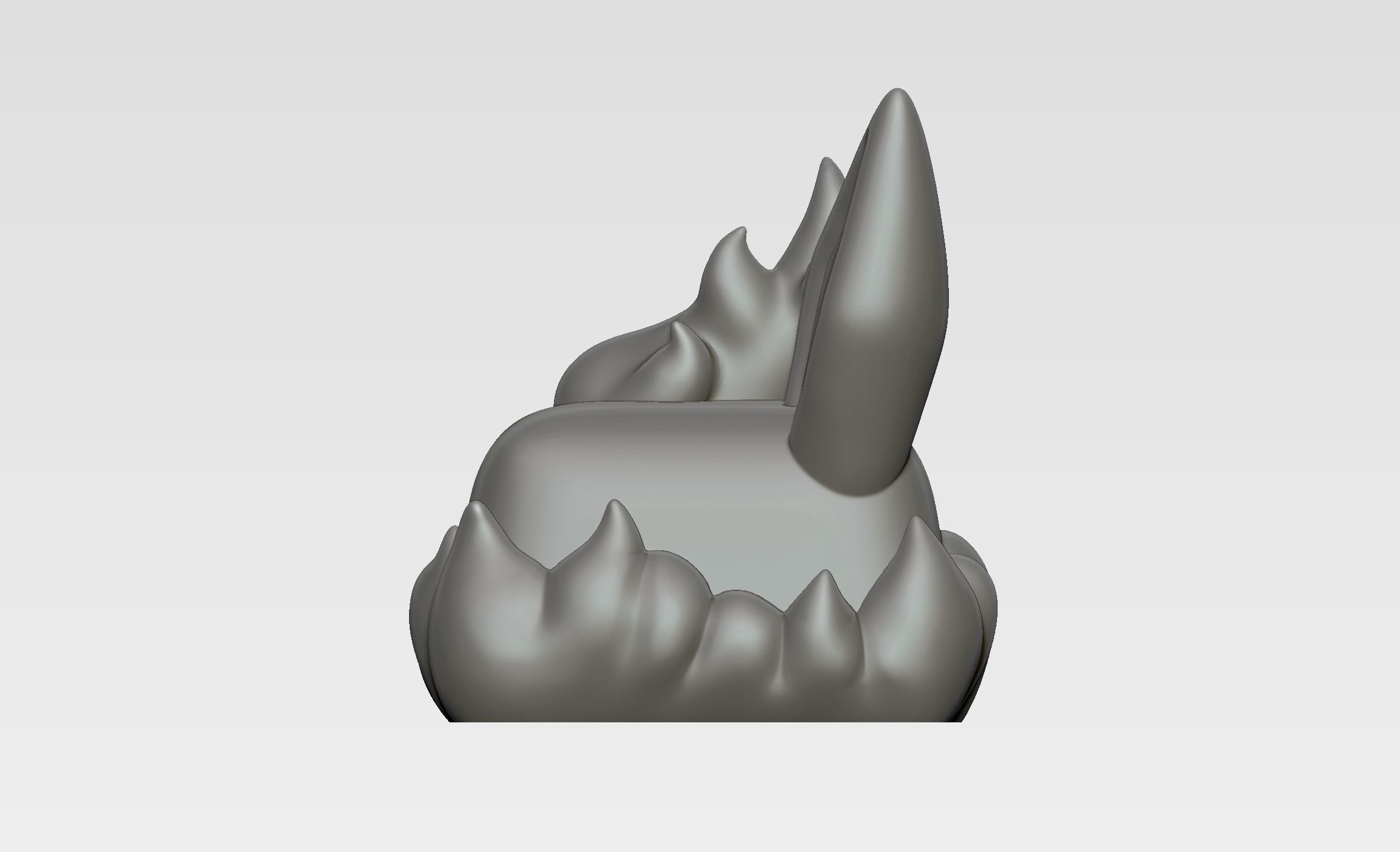 Flareon Pokemon - Keycap 3D mechanical keyboard - Eeveelutions 3D print model_8