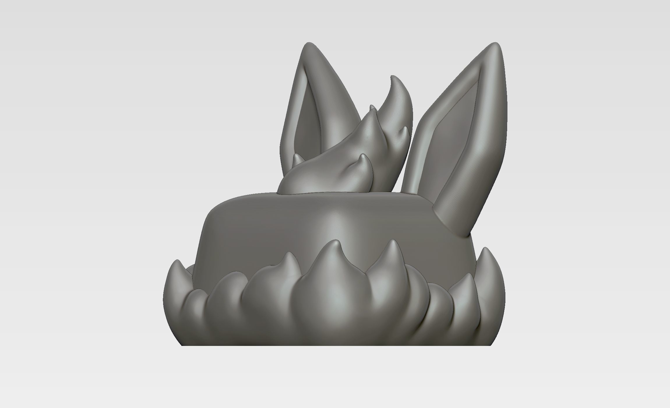 Flareon Pokemon - Keycap 3D mechanical keyboard - Eeveelutions 3D print model_7