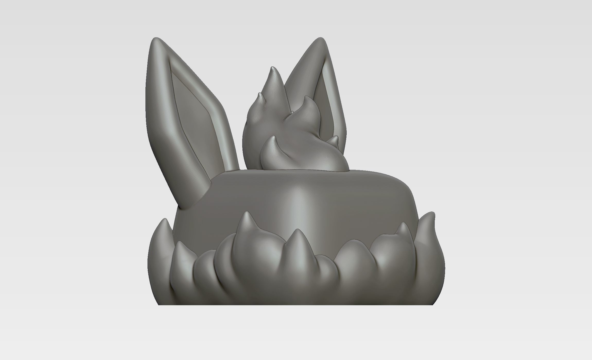 Flareon Pokemon - Keycap 3D mechanical keyboard - Eeveelutions 3D print model_13