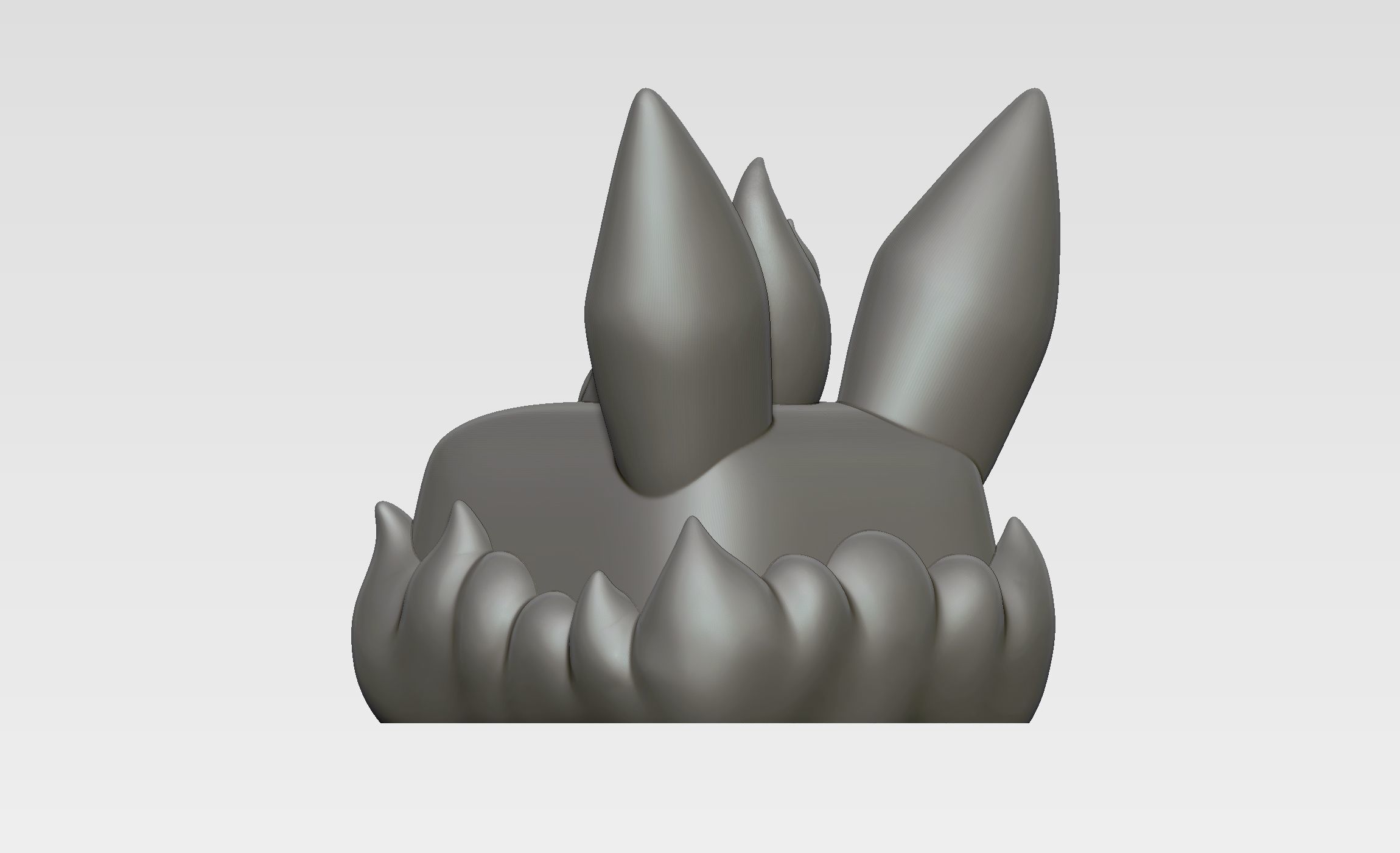 Flareon Pokemon - Keycap 3D mechanical keyboard - Eeveelutions 3D print model_9