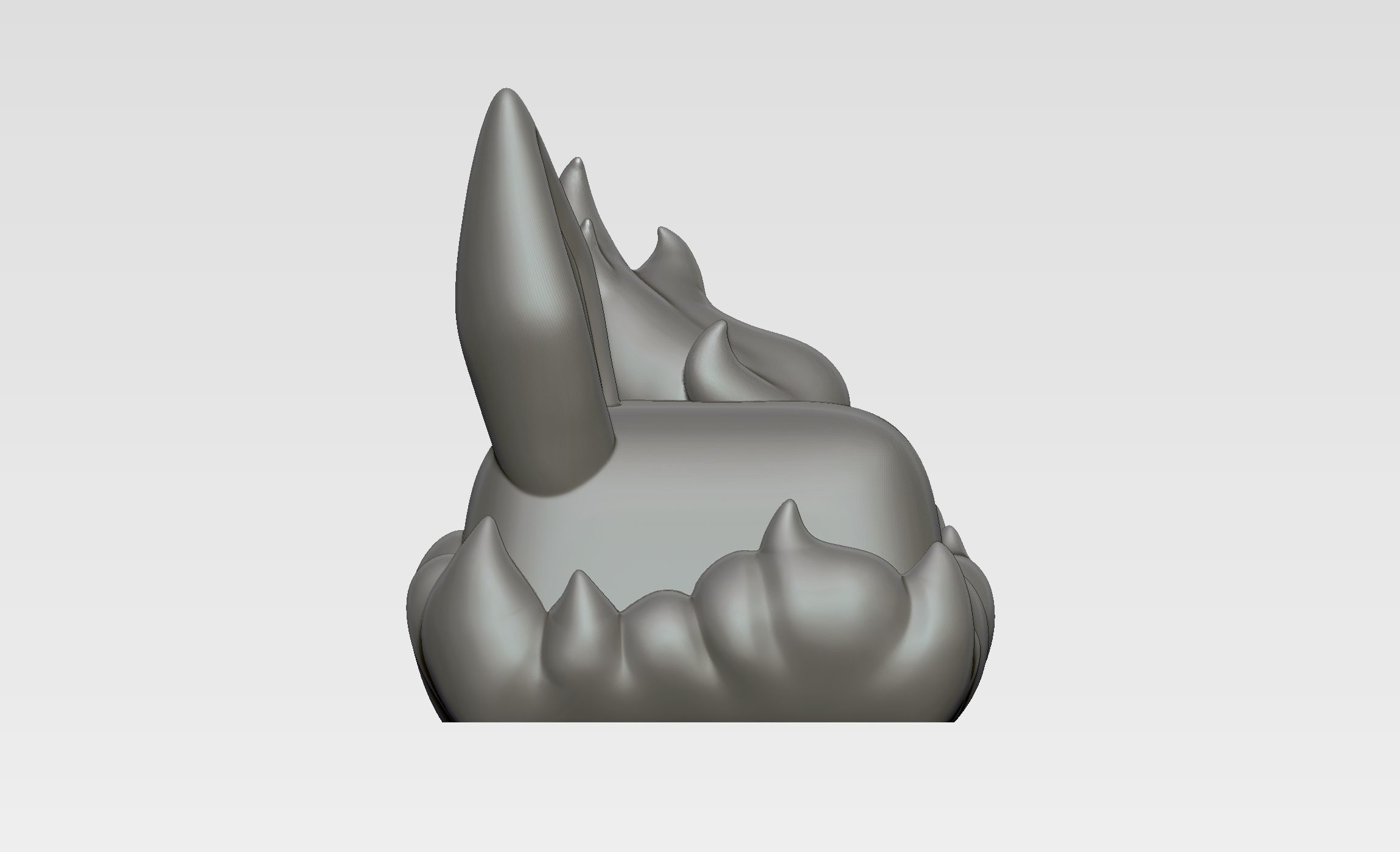 Flareon Pokemon - Keycap 3D mechanical keyboard - Eeveelutions 3D print model_12