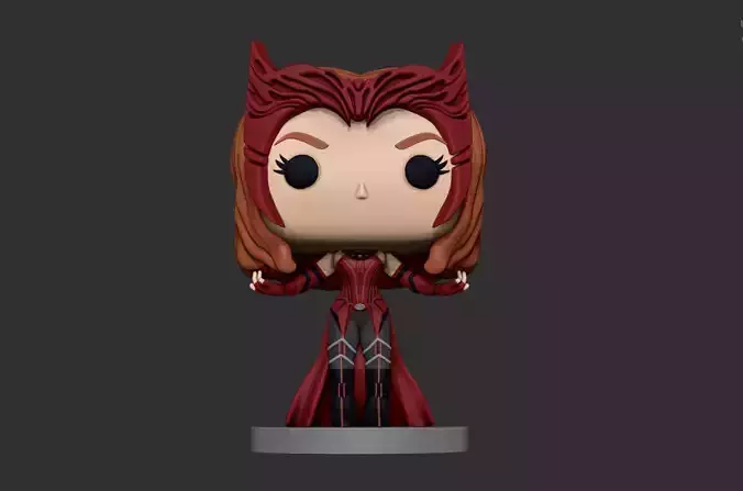  Scarlet Witch - Wanda Maximoff- Funko Pop  3D print model