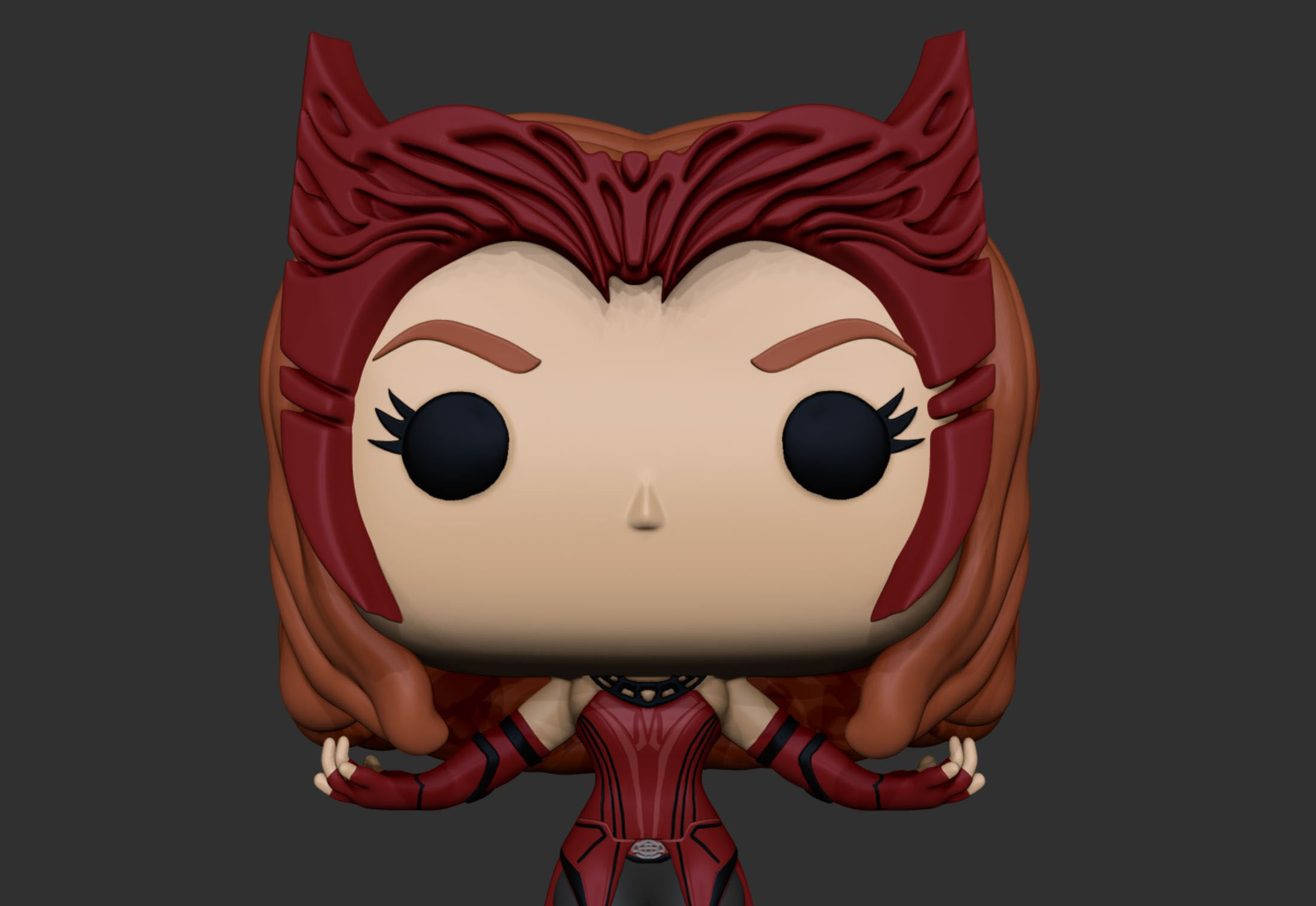 Scarlet Witch - Wanda Maximoff- Funko Pop 3D print model_4
