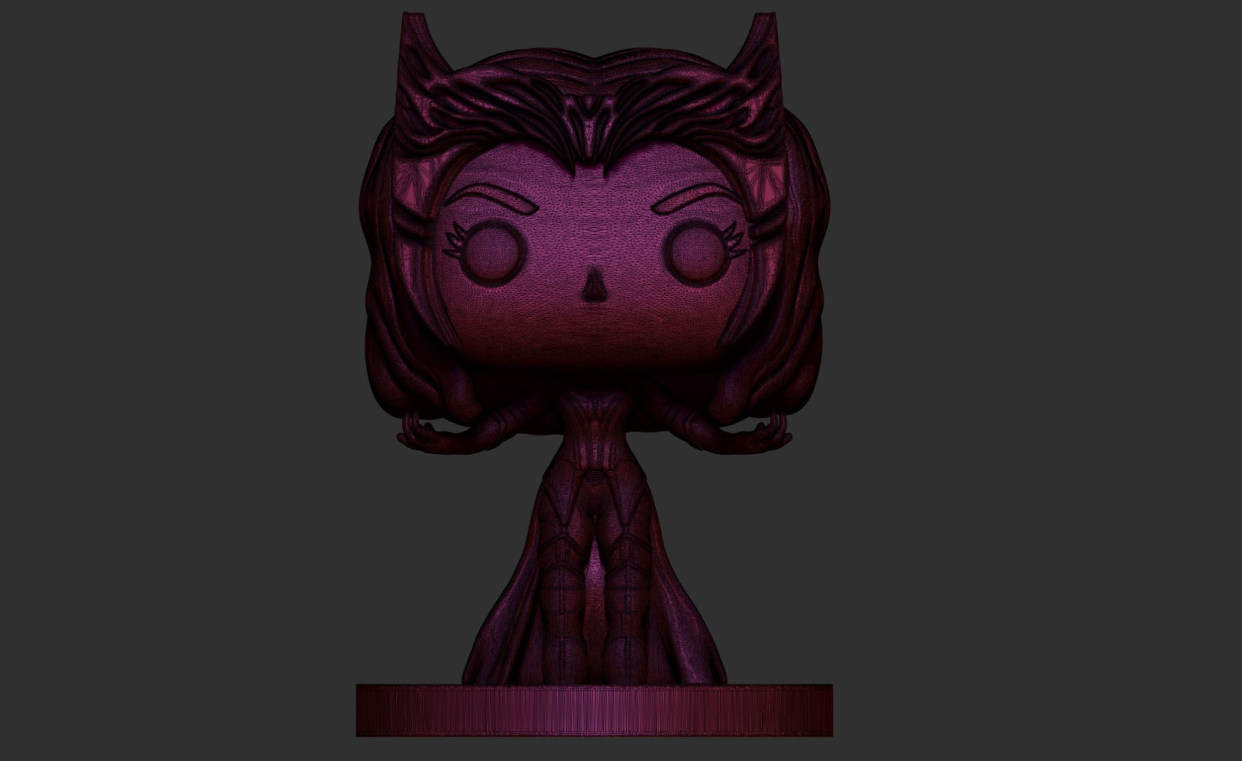 Scarlet Witch - Wanda Maximoff- Funko Pop 3D print model_6