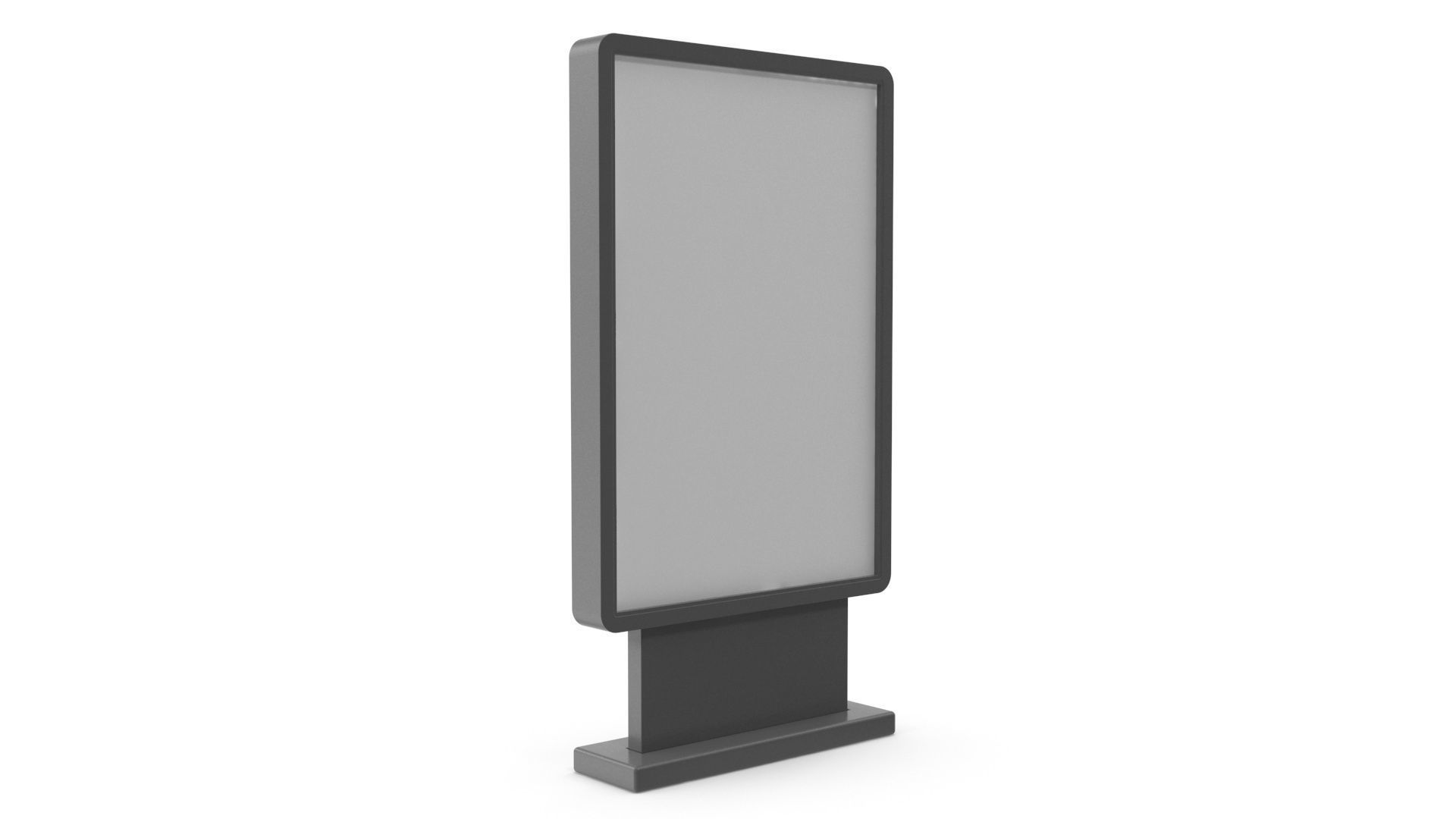 Advertising stand display Billboard 21 3D model_9