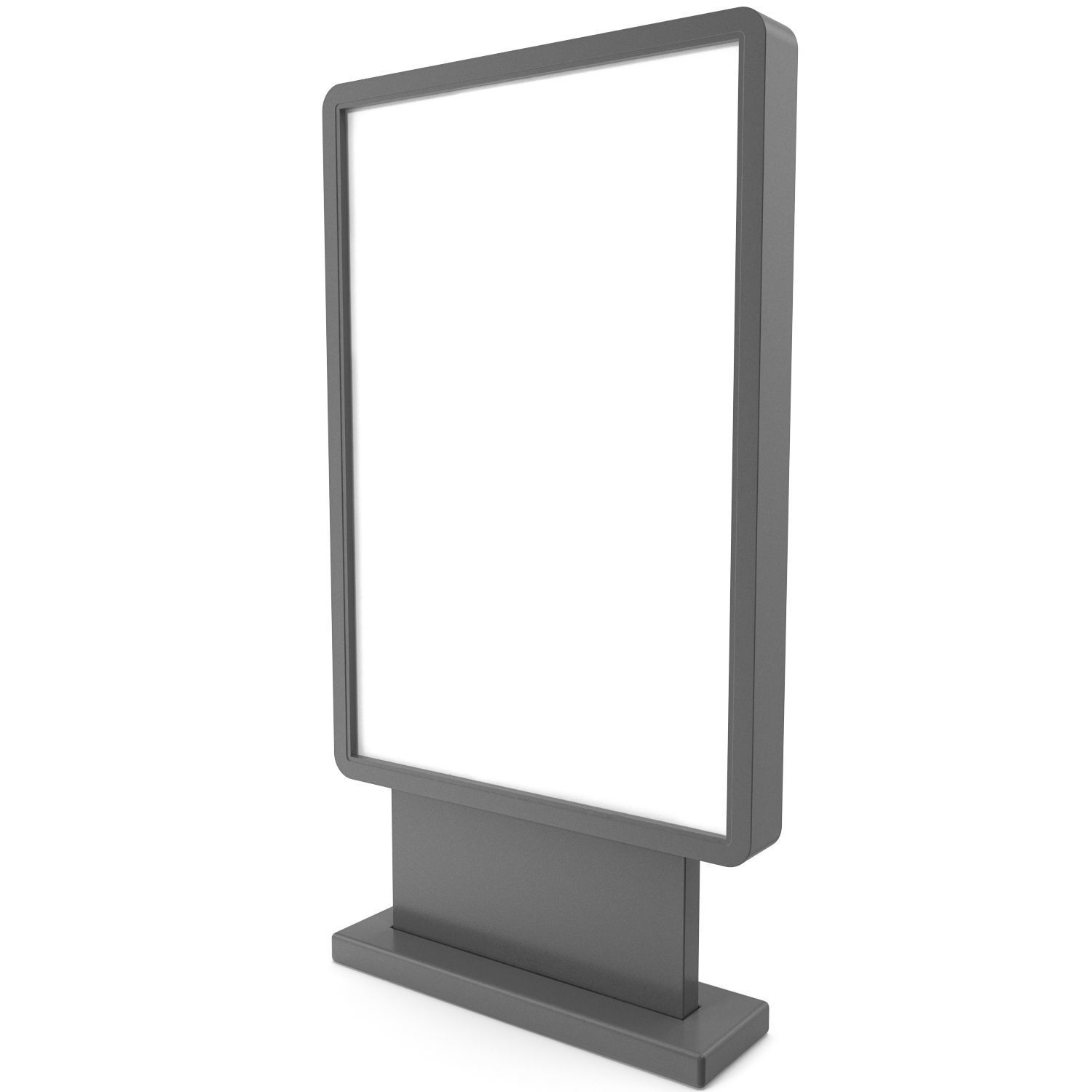 Advertising stand display Billboard 21 3D model_1