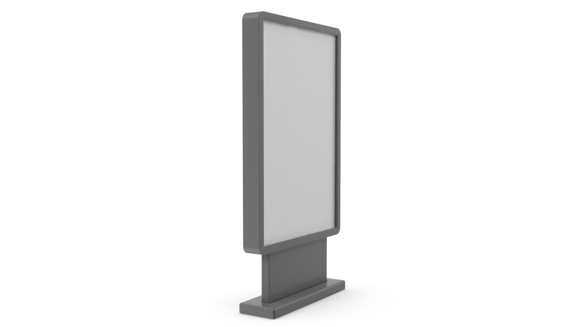 Advertising stand display Billboard 21 3D model_8