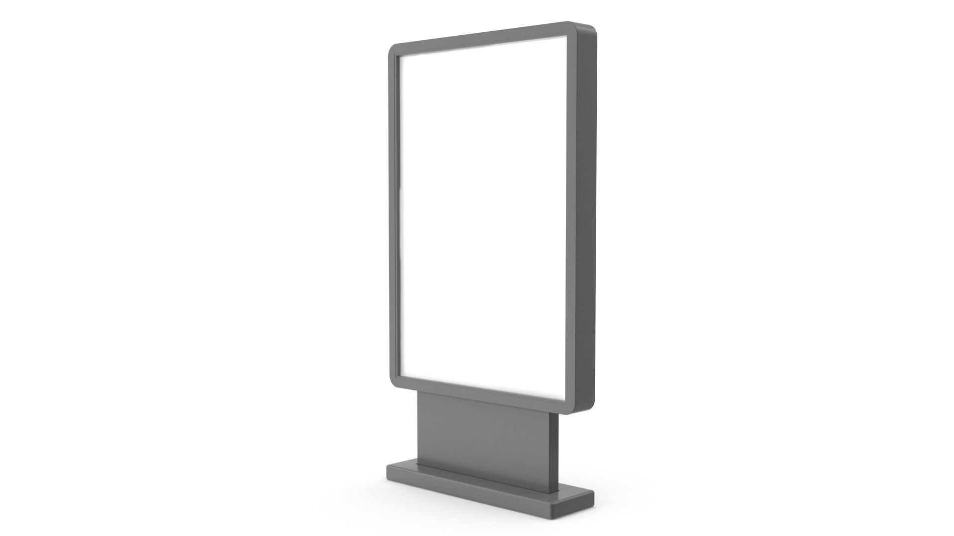 Advertising stand display Billboard 21 3D model_2