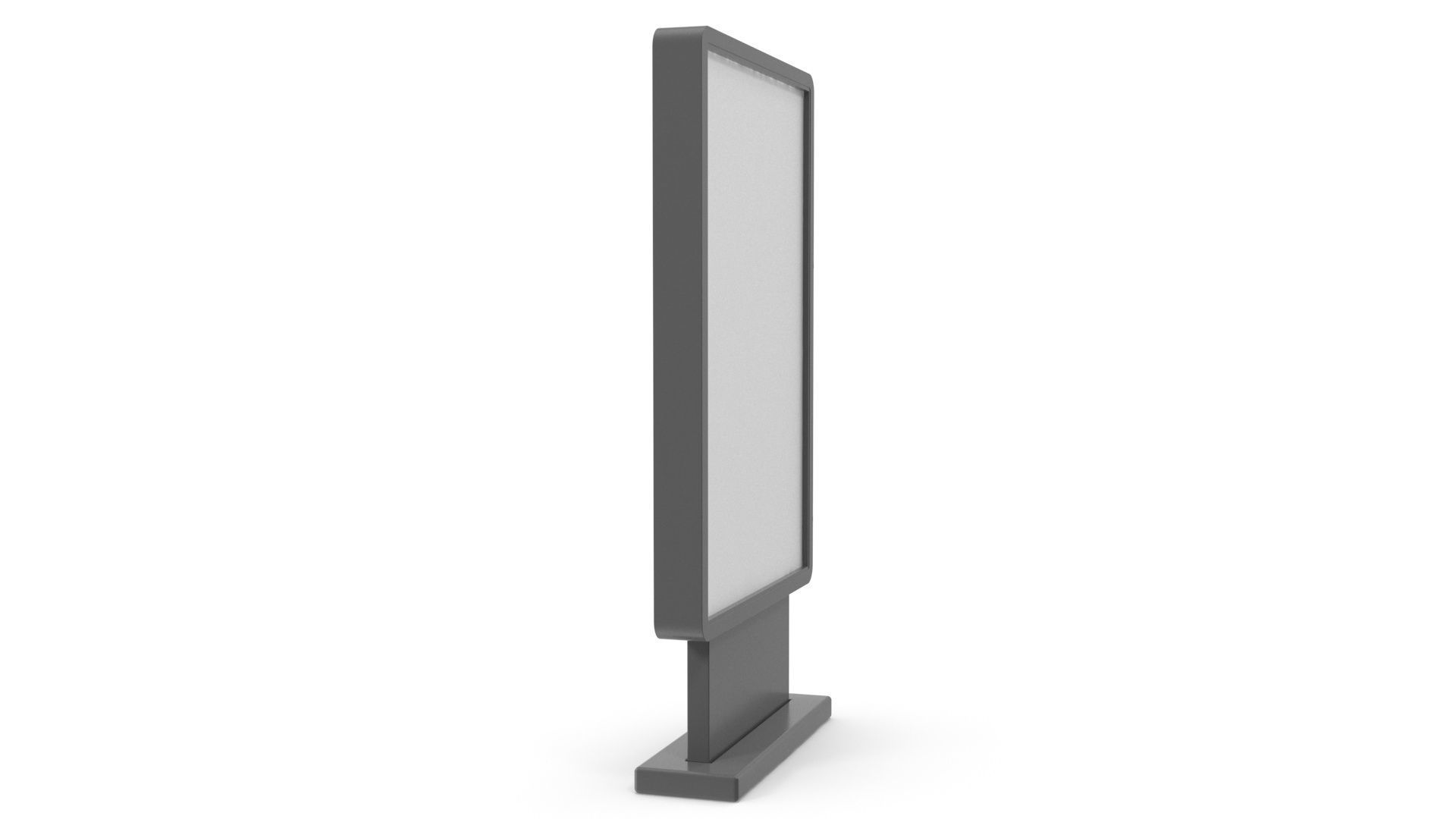 Advertising stand display Billboard 21 3D model_7