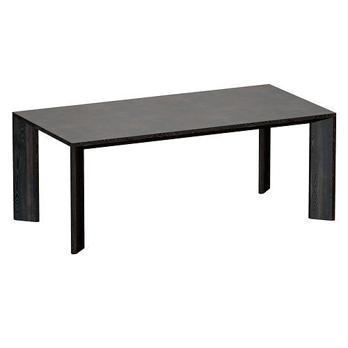Nahla Dining Table Crate and Barrel 3D model