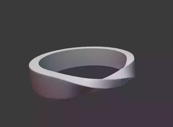 Mobius strip Jewelry Ring  3D print model