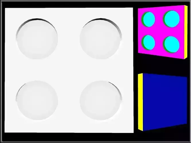 Round Hole Display Case 02