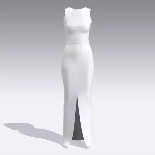 DIOR CUP SLIT DRESS